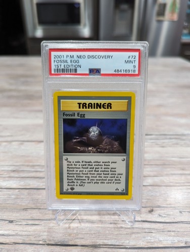 Fossil Egg (1st Edition) graded PSA 9 for sale on eBay