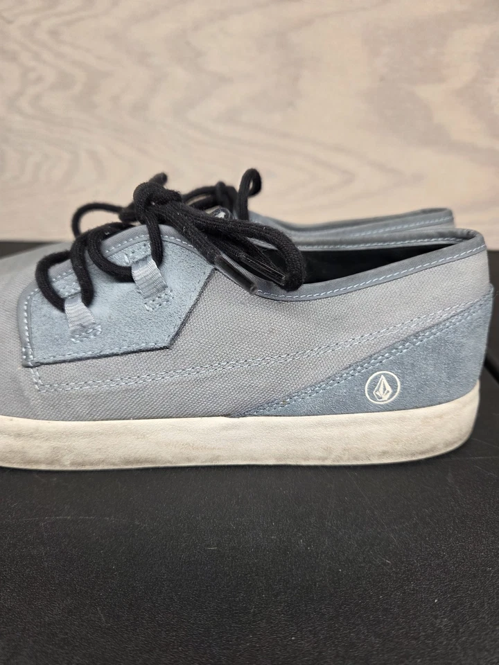 Volcom 男式 SZ 10.5 低帮运动鞋 蕾丝鞋 蓝色 — 第 4/4 张图片