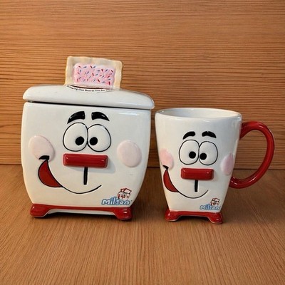 Vintage 2006 Kellogg's Milton Toaster Cookie Jar w/ Mug & Box PopTart Icon 100th