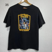 The Duck Company Shedd Aquarium Chicago Shirt Men M The Otters Strike Back BLK