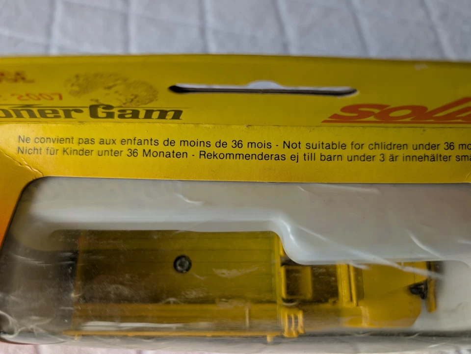 Solido #2007 Toner Gam Dodge 6 X 6 Military Truck Yellow Small Utility NEW Box - Image 4 of 4