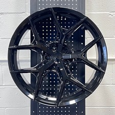 22 Ipw 1500 Style Black Staggered Wheels Rims Fits Bmw 5x120 X5 X6 X5m X6m