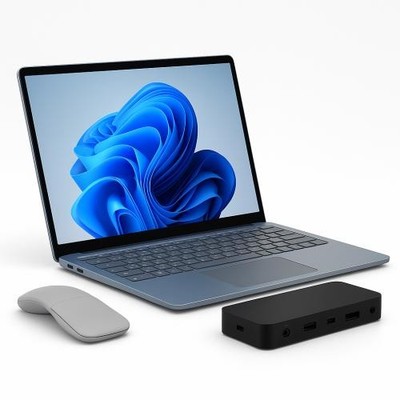 Microsoft Surface Laptop Copilot+ PC + Surface Thunderbolt 4 Dock + Arc Mouse
