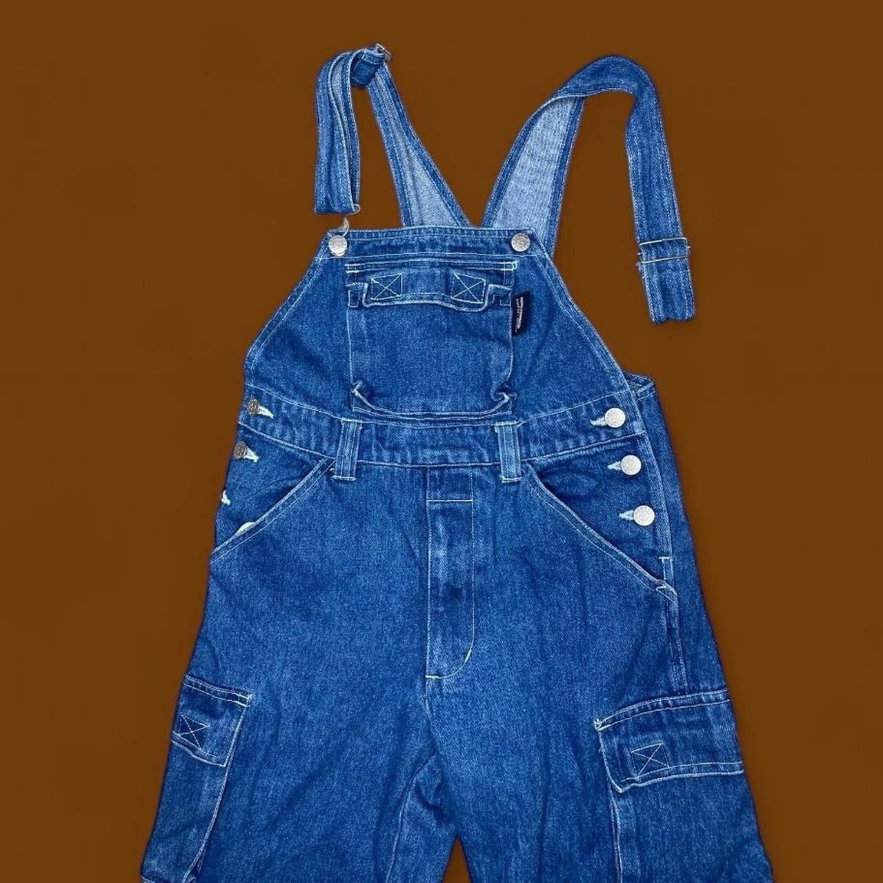 Vintage Youth Boys 12 ZIP OFF CONVERTIBLE PANTS+SHORT Overall Kid Cargo Wide Leg image 3