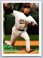 !!! BOB WELCH TOPPS GOLD SP BASEBALL CARD $$