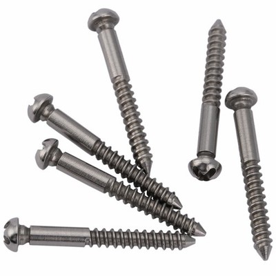 Musiclily Ultra 6Pcs 33x3.5mm Stainless Steel PRS Guitar Tremolo Bridge Screws