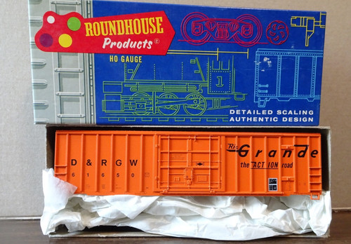 ROUNDHOUSE HO FMC 50' Enchufe Puerta Caja Coche 61650 D&GRW 3629 Kit | Zustand: Used