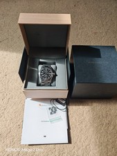  Hamilton khaki field automatic 42mm black dial H706050 men`s bracelet