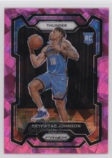 2023-24 Panini Prizm Pink Ice Prizm Keyontae Johnson #176 hu1