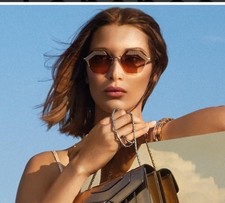 Bvlgari BV6089 Serpenti Eyes Pink Rose Gold Sunglasses NWT