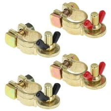 Brass Marine Grade Battery Terminal Top Post 2 Pairs Battery Terminal Connect...