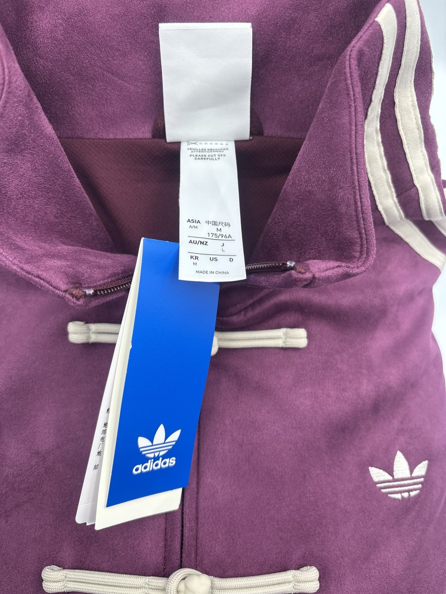Authentic adidas Originals China Track Top Jacket Purple Burgundy