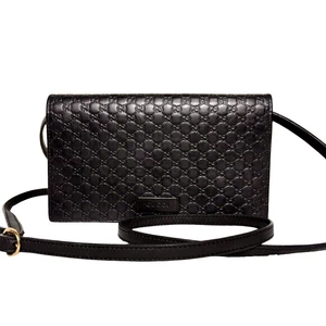 Gucci Sac à Bandoulière Micro Shima Portefeuille en Cuir
