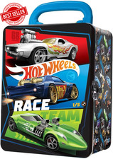  Metal Car Carry Case Hot Wheels 18 Collectors Toy Storage Organiser Kids Fun