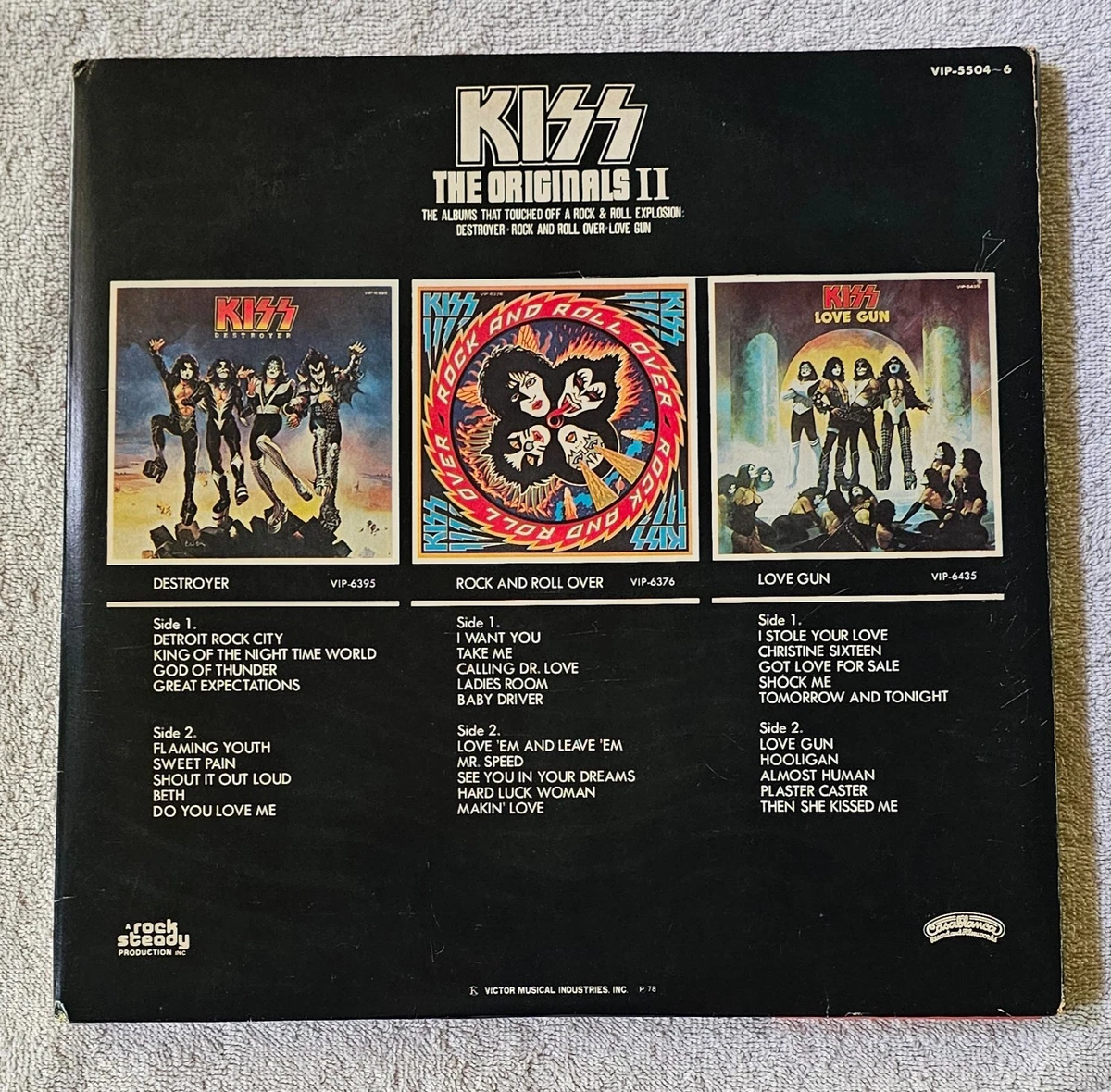 KISS - THE ORIGINALS II - JAPAN - COMPLETE SET - AWESOME CONDITION