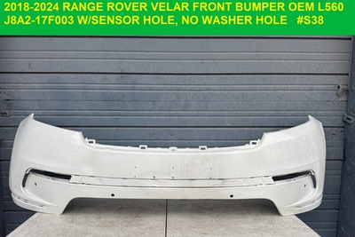 #ad ✅ 2018 2024 RANGE ROVER VELAR Front bumper OEM Original W sensor NO Washer HOLE $999.00