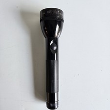 Vintage Mag-Lite 2 C Cell Black Flashlight 9
