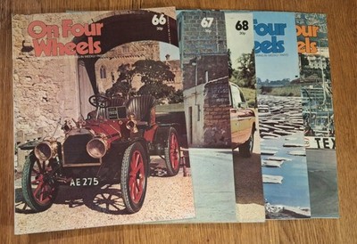 Vintage On Four Wheels Magazine set of 5. Volume 66,67,68,69,70