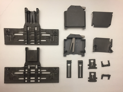 Whirlpool Dishwasher Upper Rack Housing, 12 Pieces, Part