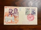 FRANCE RED CROSS RED CROSS S.Vincent and Dunant!! FDC 1958!! 2 stamps
