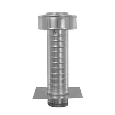 4 In. Dia. Aluminum Keepa Roof Jack with 2 In. Tail Pipe in Mill Finish