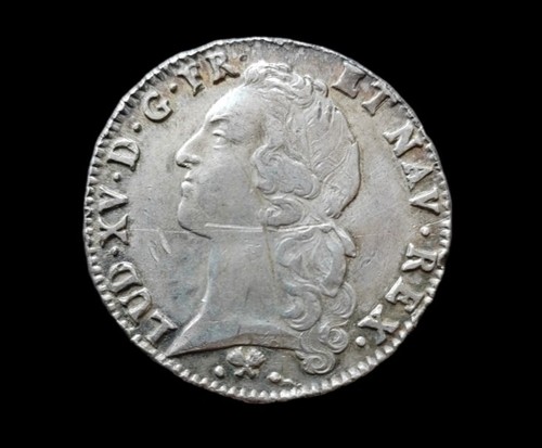 Louis XVI, Ecu With Olive Branches 1768 L Bayonne - Picture 2 of 2