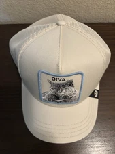 NIB Goorin Bros Trucker Hat - Diva Kitty - Limited Edition DIVA