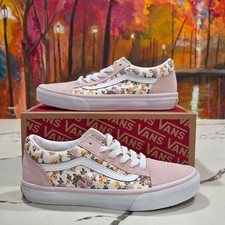 Vans Old Skool Romantic Floral Size 4.5 Youth Junior, Size 6 Women's