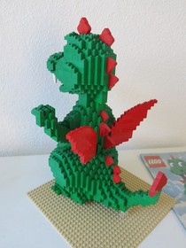 LEGO 3724 - Ollie the Dragon / Dragon - Creator Expert - with BA!