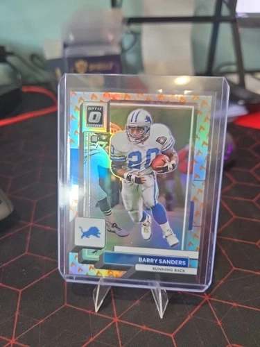 2022 Donruss Optic - Barry Sanders - Fire Emoji Prizm SSP 🔥 Detroit Lions