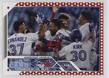2023 Topps Series 1 Independence Day /76 Toronto Blue Jays #84 06y2