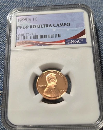 1995-S LINCOLN CENT PROOF - 1C -  NGC PF69 RD ULTRA CAMEO 💥💥BEAUTIFUL 💥💥