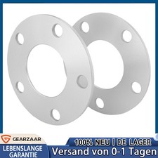 Spurverbreiterung Spurplatten Geeignet für Mercedes Audi 2x 5mm 5x112 Silver