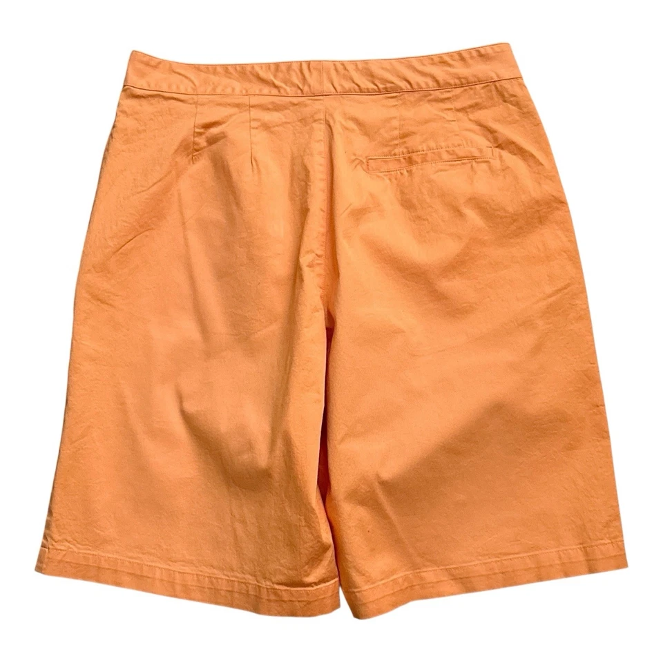 Bermudas de golf CARIBBEAN JOE para mujer talla 8 vintage plisadas naranja tiro alto Foto 2 de 4