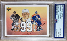 Wayne Gretzky PSA/DNA Certified Auto 1991-92 Upper Deck Signed Hockey Card