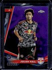 2024 Topps Chrome MLS Julian Hall RC Purple Refractor #85/199 Red Bulls