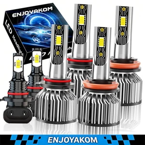 Pour Ford F-150 2015-2021 LED Kit phare Ampoules Super Bright Cool White 72000LM
