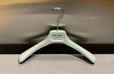NEW Authentic Prada Milano Coat Jacket Hanger - Small Size - Grey Silver