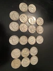 Franklin Half Dollars 90% Silver Circulated - 1 roll (20 coins) 1948-51