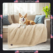 Pet Waterproof Blanket 41x31 Inches for Medium Dogs and Cats