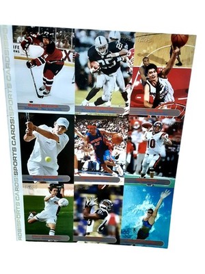 2003 SI For Kids Uncut 9 Card Sheet Yao Ming Eli Manning Pichon Roddick
