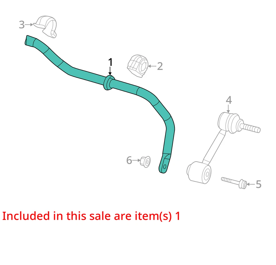 2010 Volkswagen Jetta FWD Rear Stabilizer Bar OEM 109K Miles - LKQ406120570 - Изображение 4 из 4