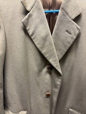 camel cashmere wool coat Men
