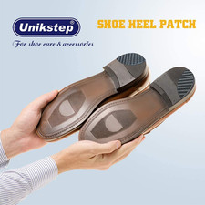 4 Pairs Shoe Heel Repair Plates Taps, Sneaker Heel Single Side Worn Rubber Pa...
