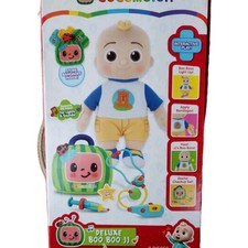Cocomelon Boo Boo JJ Deluxe Feature Plush NIB Interactive Play Boo Boos LIght up