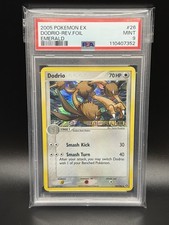 2005 DODRIO Pokemon Card #26 26/106 EX Emerald Reverse Holo Stamped PSA 9 on eBay