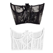 Lace Corset Belt, Waist Corset Top, Decorative Adjustable