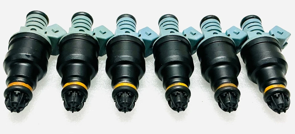 Оригинальный комплект из 6 топливных форсунок Bosch от оригинального производителя для 87-93 BMW 325I 325IS 325IX 2,5 л - Изображение 3 из 4
