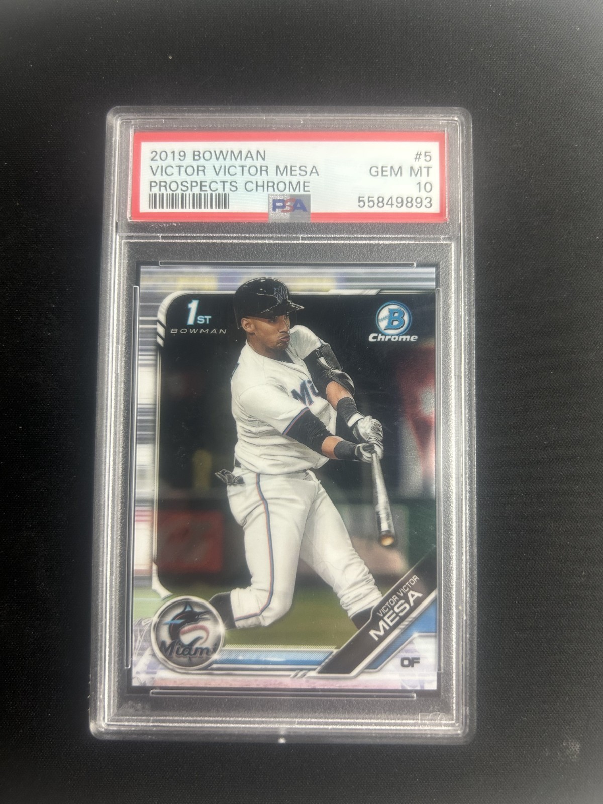 2019 Bowman Chrome Victor Victor Mesa #BCP-5 1st Prospects PSA 10