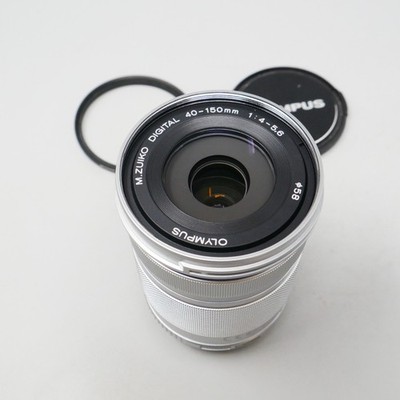 Olympus M.Zuiko Digital 40-150mm F4.0-5.6 R ED Silver Micro Camera Lens - SALE!